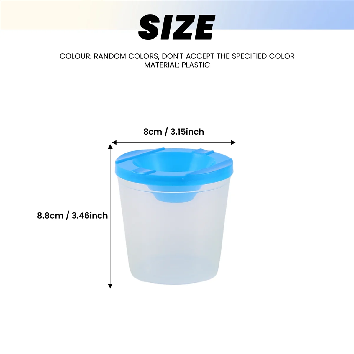 T88C こぼれないペイントカップ9個セット ペイントブラシとペイントトレイパレット付き ペイントカップ蓋付き 子供用アートペインティング用