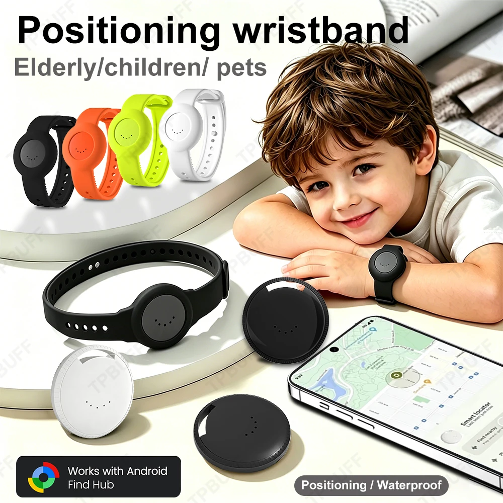 Android  Smart Location Tracker Bracelet for Iphone Google Find My App Waterproof GPS Kid Elderly Finder Precise Positioning Tag
