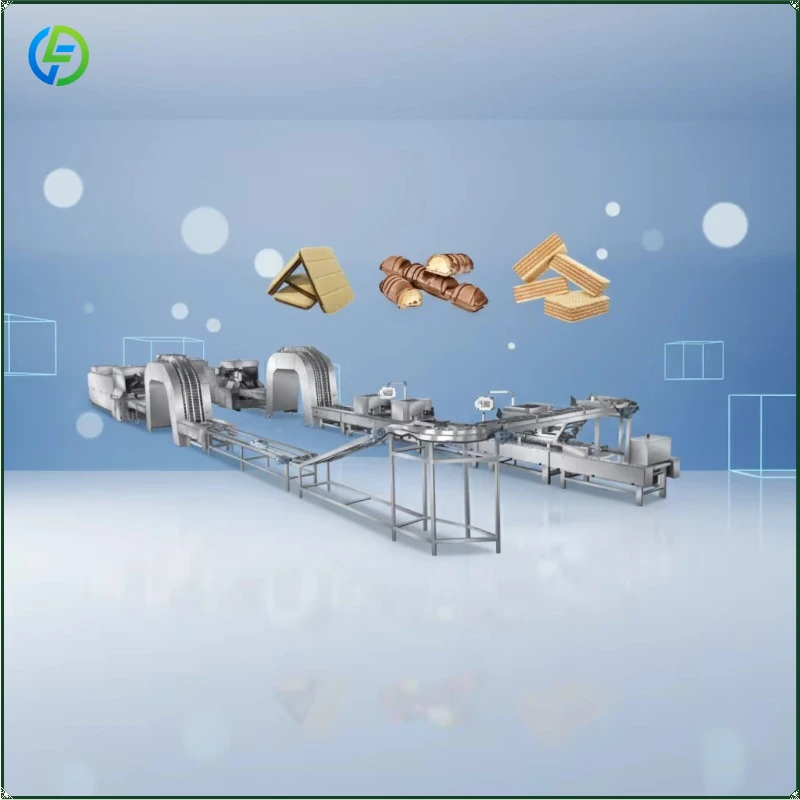 Full Automatic High Quality Wafer Biscuit Making Production Line for Wafer Biscuit and Small Wafer FL Customized