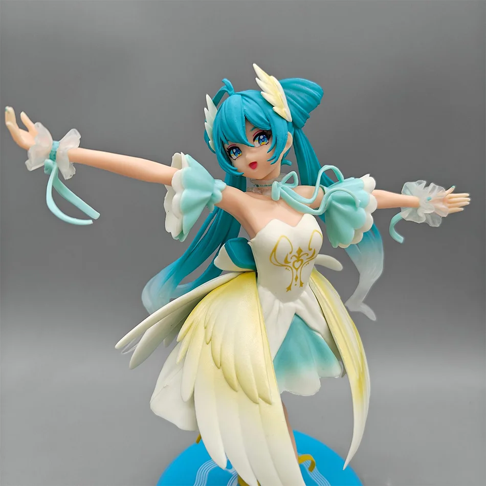 Neue edle und elegante Schwan Ballett Hatsune Miku PVC Charakter Modell Ornament Animation Sammler Statue Desktop Dekoration – Detail 2