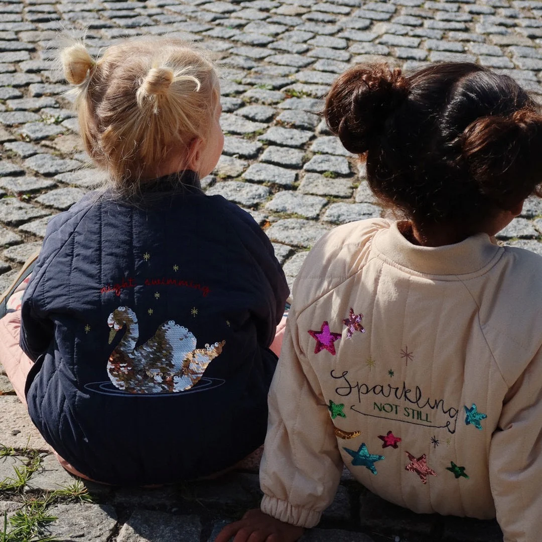 Jaqueta bomber de inverno quente infantil, Konges Slojd Outerwear, Jaquetas para meninos e meninas, Roupas infantis, Casacos de outono, 2022