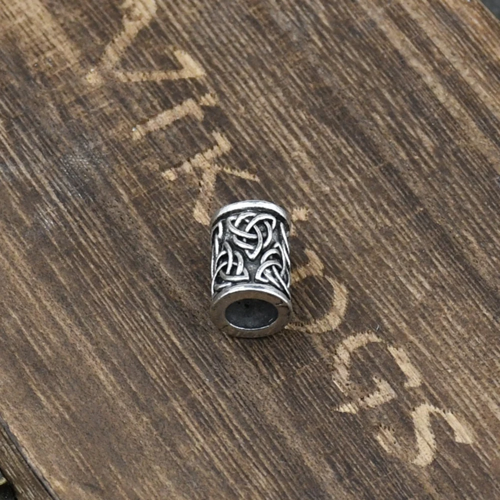 Viking Runes Spacer Beads Futhorc Bead Fit Beards Hair TIWAZ TYR Sol rune Odal Futhark Rune DIY Jewelrys