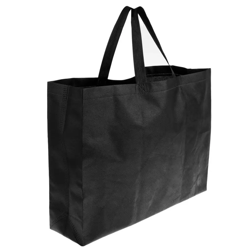 Reusable Shopping Grocery Tote Heavy Duty Take Out Storage Bag with Handles;