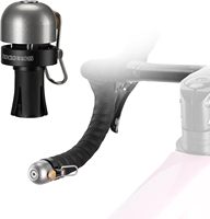 Bike Bell Copper Alloy Bicycle Bell Road Bike Bell for Adults with 100dB Lound Sound and Fit for 0.87in/22.2 mm Bicycle End Plug