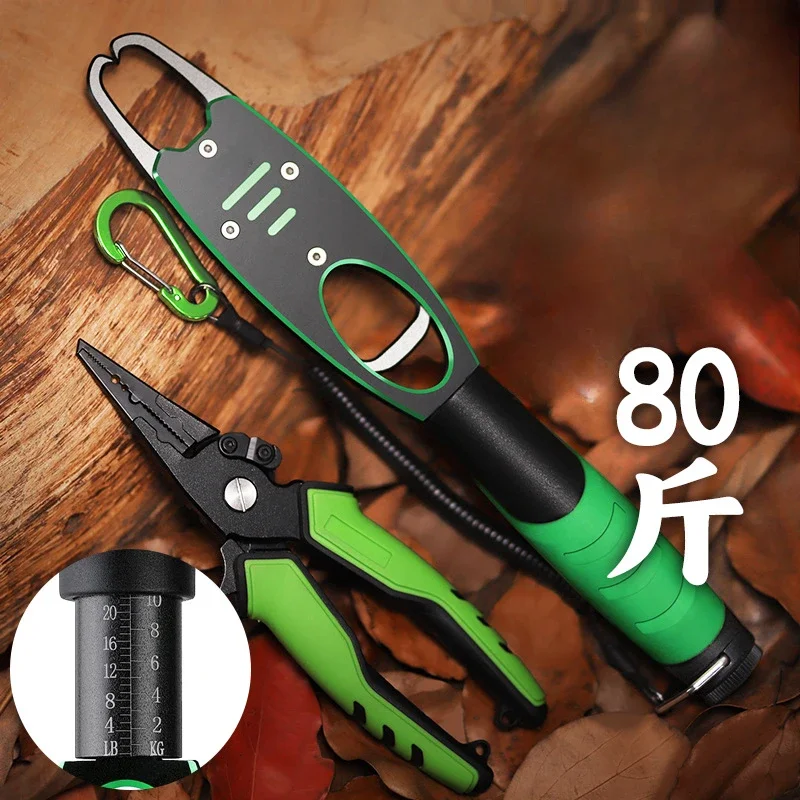 

Fishing Pliers Line Cutter Multifunctional KnotAluminum Alloy Scissors Hook Remover Gripper Fish Plier Hand Fishing Equipment