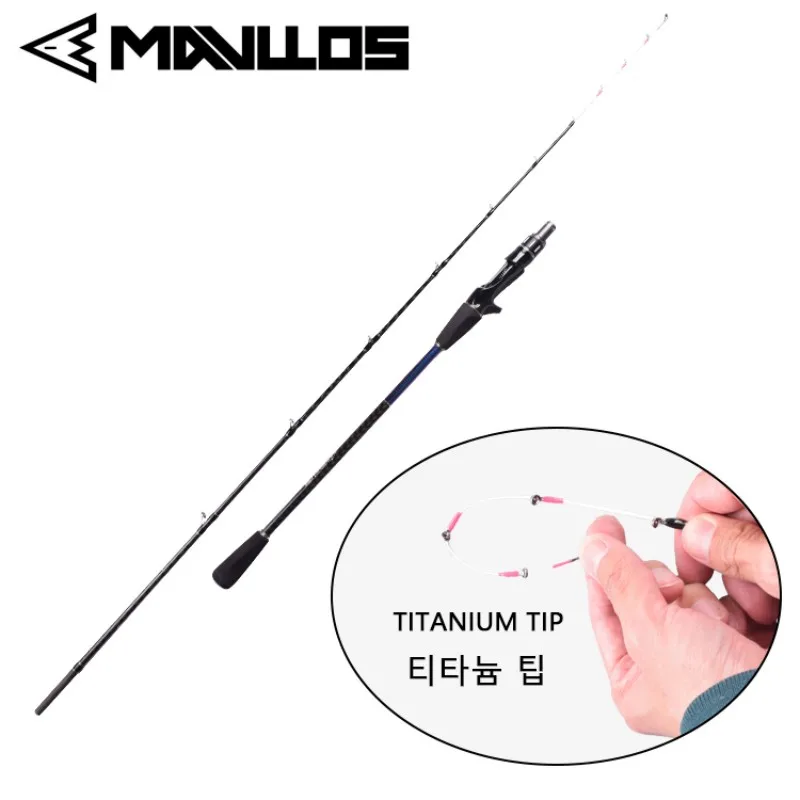 

Mavllos THORN Octopus Jigging Rod with Titanium Tip Lure Range 60-120g 40T X-cross Carbon Ultralight Fishing Casting Rod