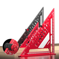 1Pc Woodworking 3D Multi Angle Triangle Ruler With Positioning Pin, High-precision Scribe Marking Ruler Carpentry Square