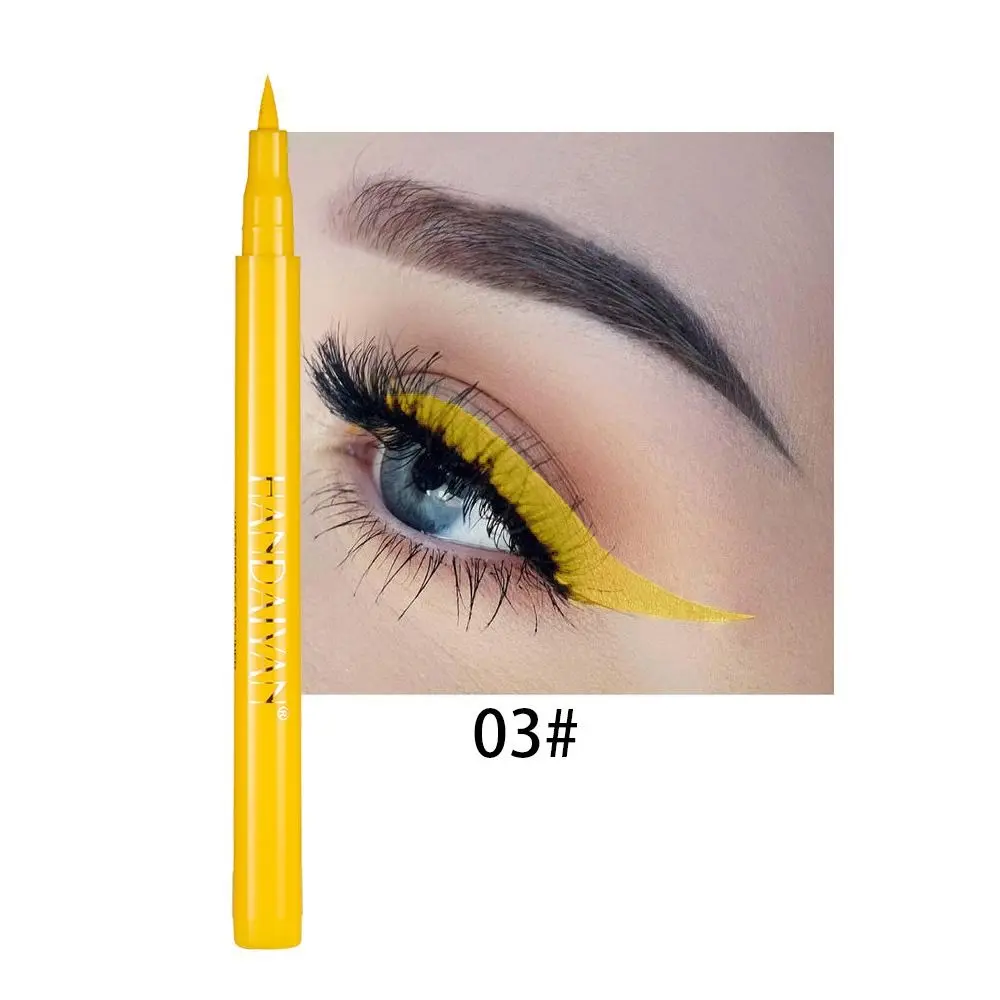 Regenbogen flüssiger Eyeliner Bleistift wasserdicht Anfänger Anfänger liegend Seidenraupen stift koreanischen Stil langlebigen Eyeliner Gel stift