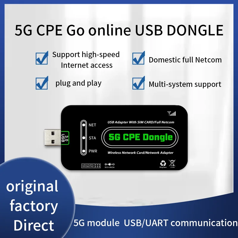 5g modem usb dongle with sim card built-in antenna portable dongle 5g cpe