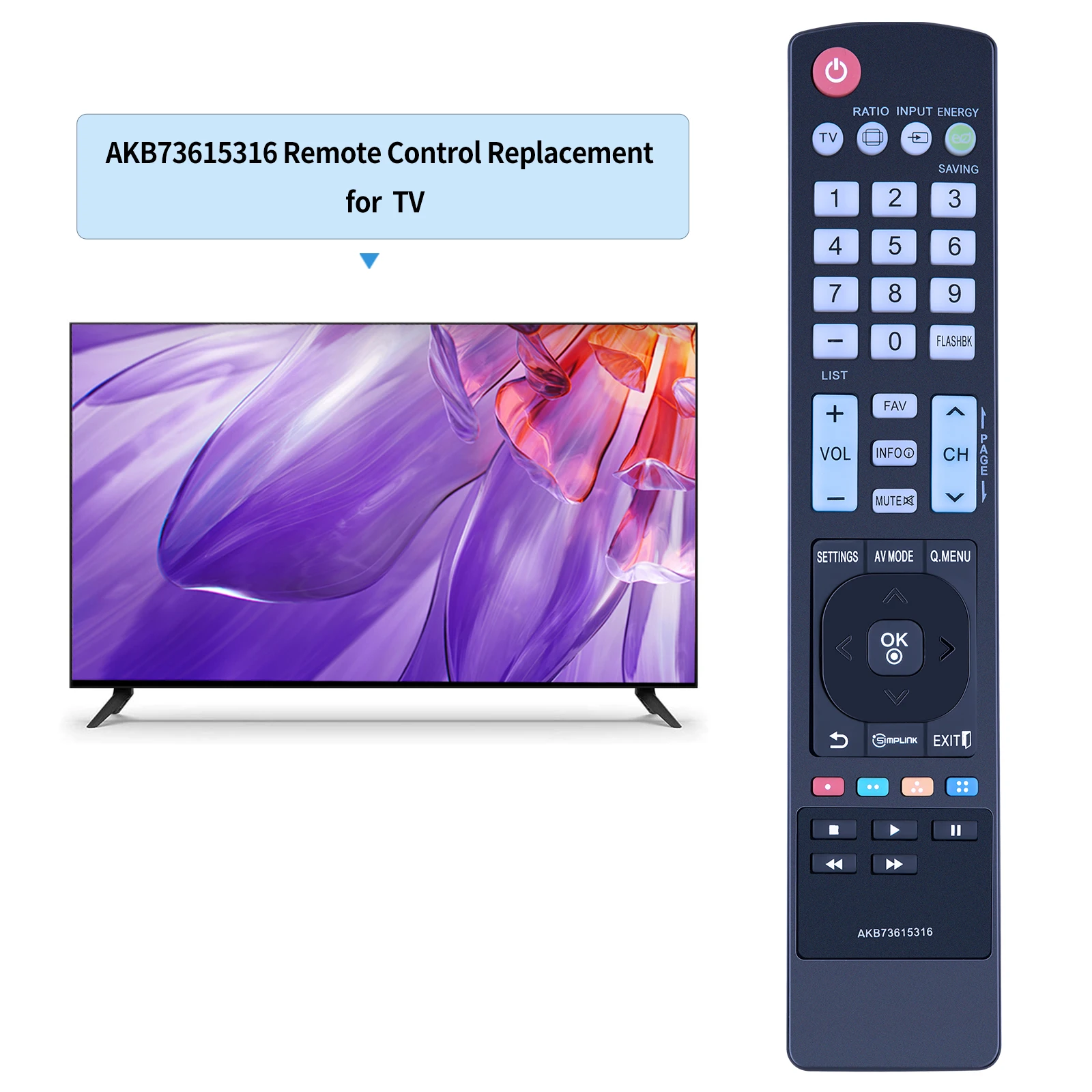 Baru Ako 73615316 pengendali jarak jauh TV L/G Control 3232ls5600 37LS5600