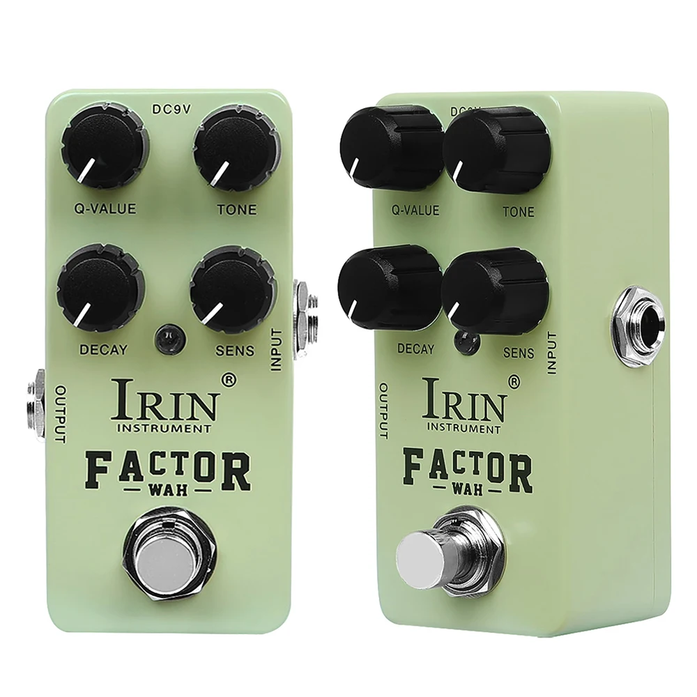 IRIN Factor Wah Pedal de efecto de guitarra Pedal clásico Wow carcasa totalmente de Metal Mini Pedal de guitarra Wah piezas y accesorios de guitarra eléctrica