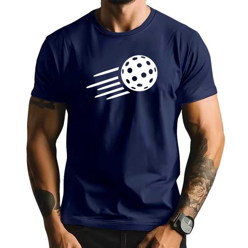 

Новая летняя модная футболка мужская Love Floorball футболка для отдыха с коротким рукавом из органического хлопка с принтом футболки мужские