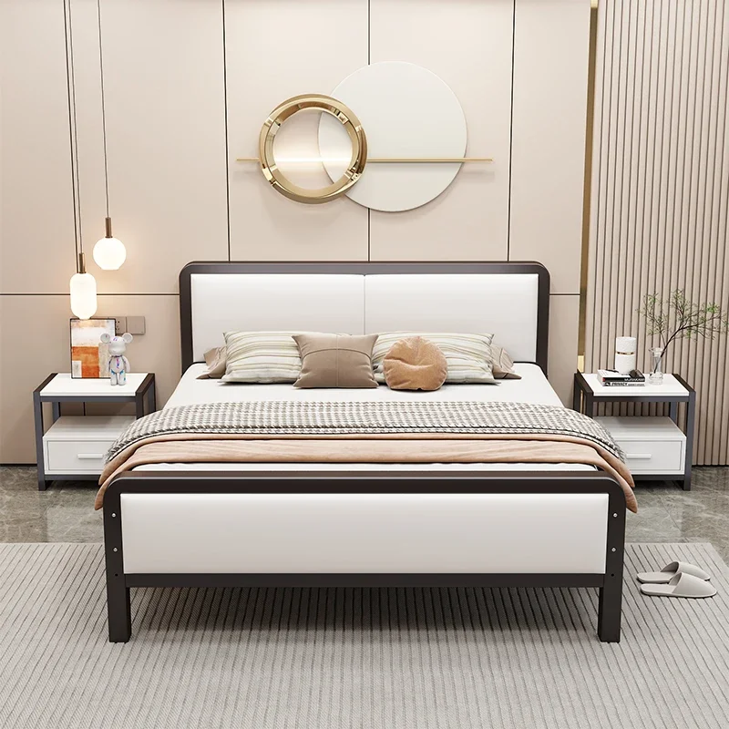 

Show Aesthetics Bed Simple Modern Single Romantic Luxury Bed Sleeping Trendy Salon Ergonomic Beliche Chinese Style Furniture