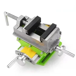 3Inch Cross Slide Vise Vice table Compound table Worktable Bench Alunimun Alloy Body For Milling drilling