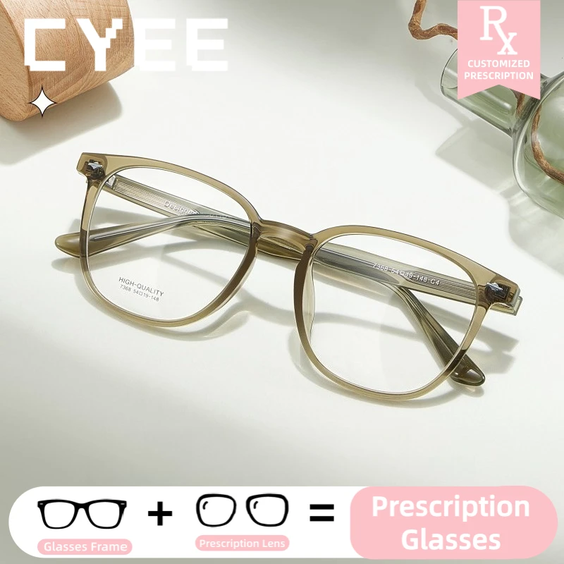 

CYEE Vision Correction Photochromic Myopia Eyeglasses HighQuality Lenses AntiBlueRay Glasses Custom Prescription Optical Eyewear