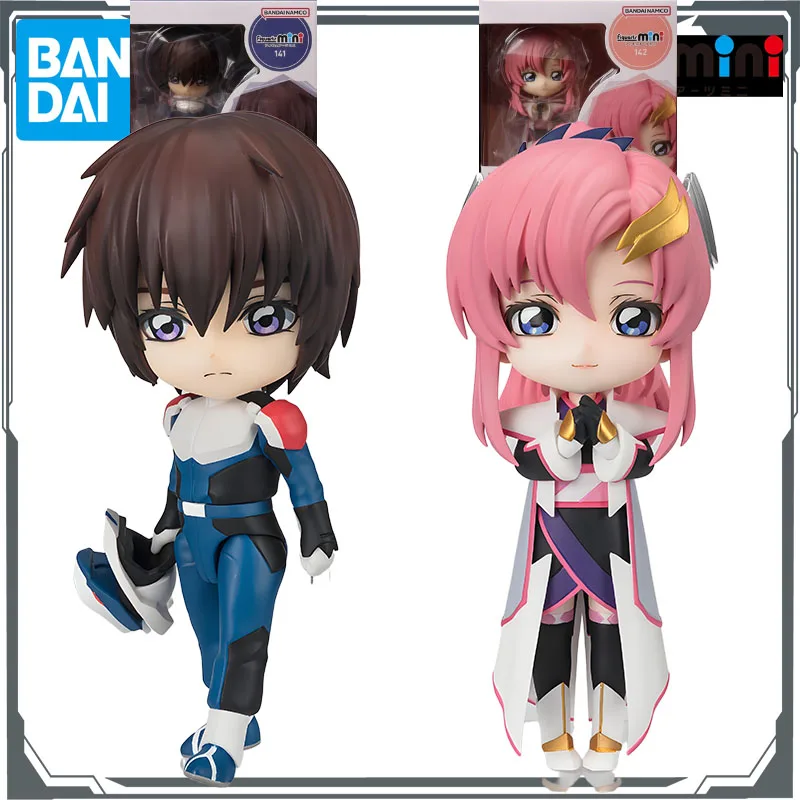 

Оригинальный ручной комплект Bandai Figuarts, мини- MOBILE SUIT GUNDAM SEED Kira Yamato & Lacus Clyne, аниме-модель, игрушки, модель, подарки для мальчиков