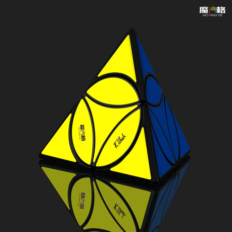 [ECube] QiYi Mofangge Coin Pyraminx cubo magico professionale giocattolo puzzle di velocità moneta di forma strana più recente cubo piramind qiyi