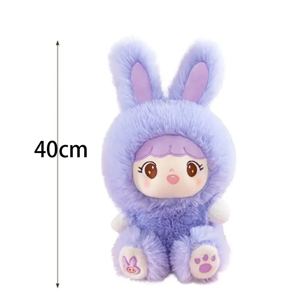 Jouet de beurre de lapin aux cheveux longs, doux, dessin animé, mignon, murcia, lit, simulation, kawaii, cadeau d'anniversaire