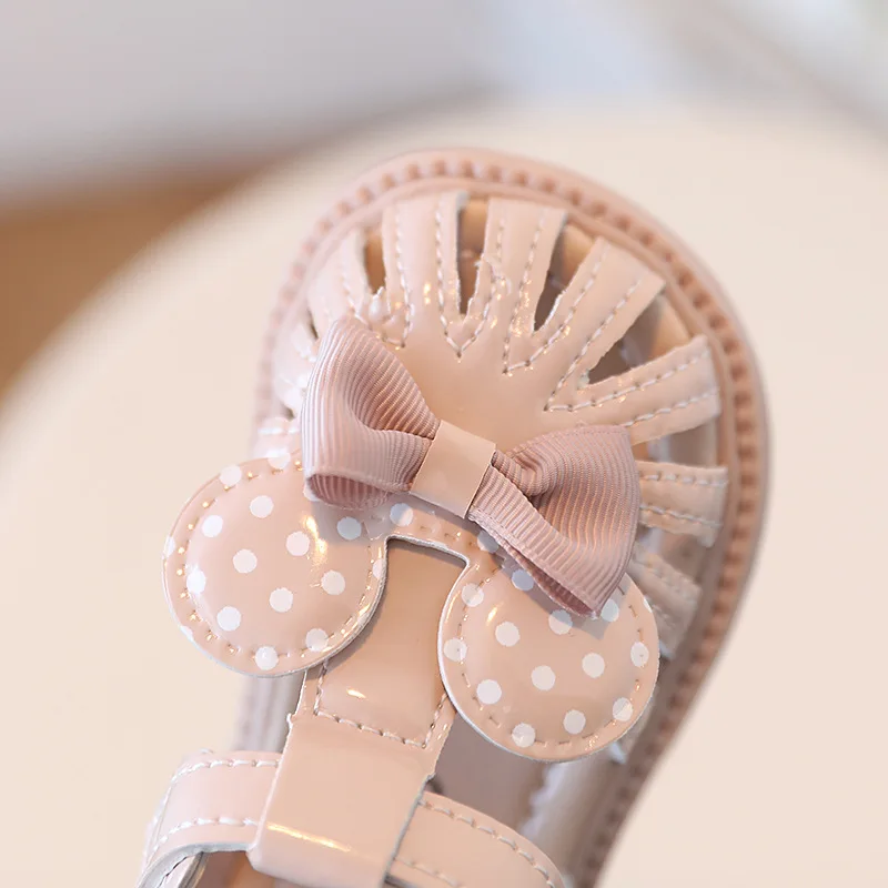 Baby Girl Shoes Cute Bow Dot Toddler Sandals Summer Soft Bottom First Walkers Princess Shoes