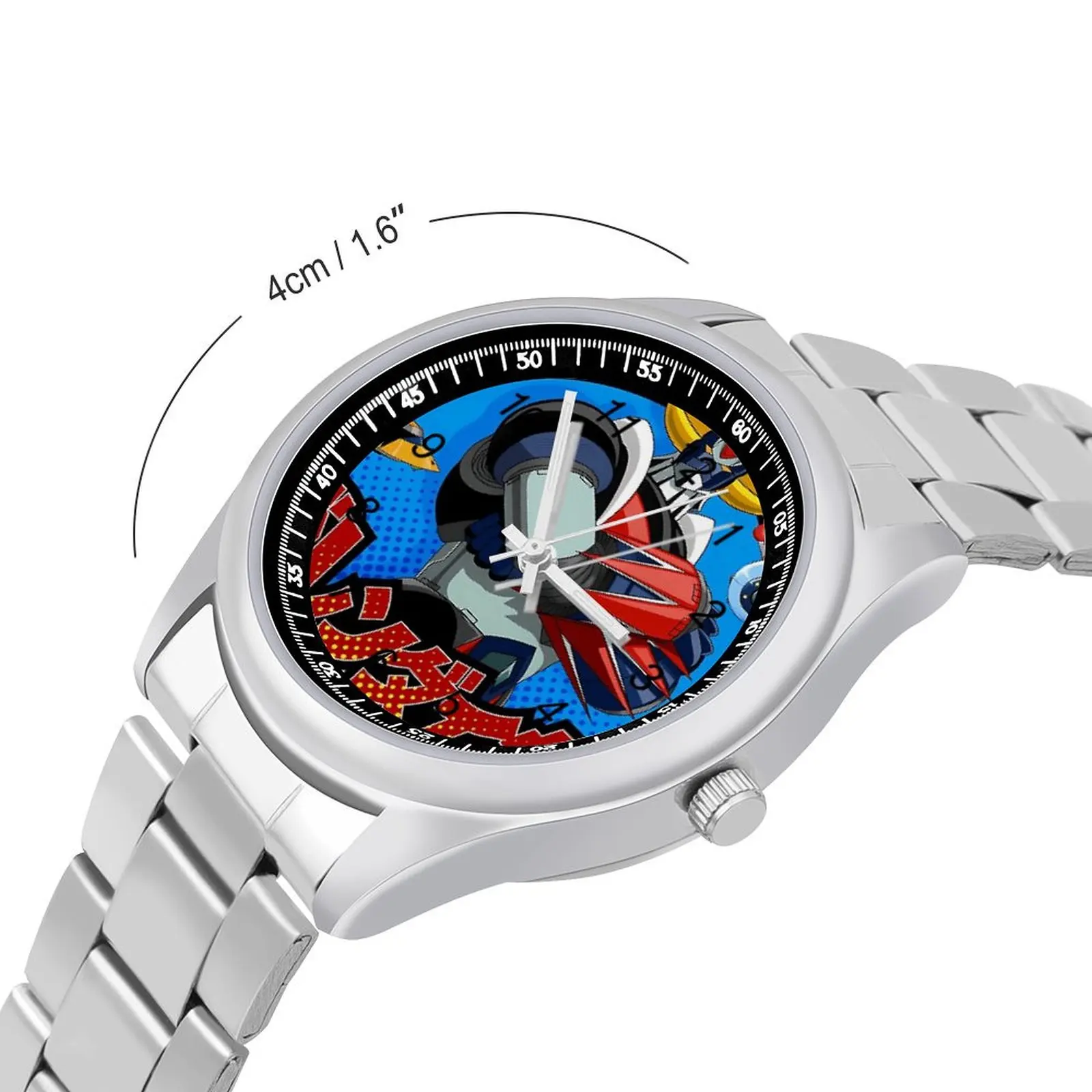 Vintage Grendizer Anime Quartz Watch Japanese Goldrake Wholesale Fancy Wrist Watches Steel Couple Home Design Wristwatch