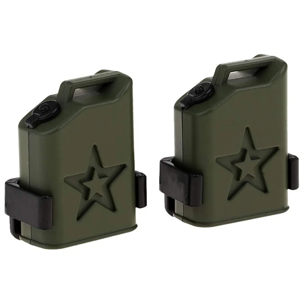 A77I 6X 장식 액세서리 1/10 스케일 RC 락 크롤러 축 레이스 SCX10 90046 트럭 자동차 용 플라스틱 미니 연료 탱크