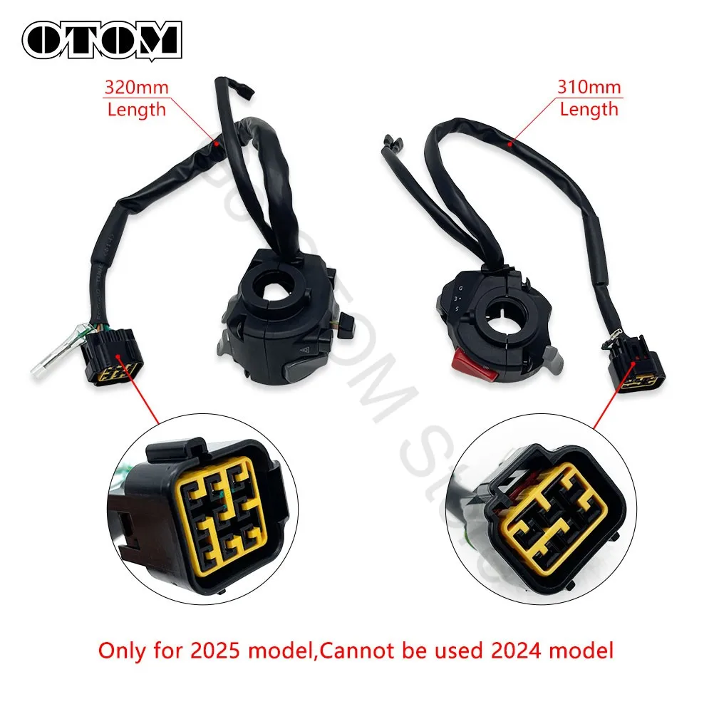 OTOM For Surron Ultra Bee 2025 Motorcycle Combination Control Switch Left Right Handlebar ON/OFF SUR-RON UltraBee Cross-country