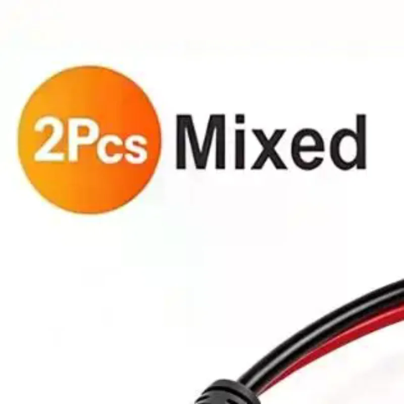 1/5Pcs DC 5.5mmx2.1mm Screw Terminal Block Adapter Power Extension Cable DC To 2Pin Solderless Connector Replacement Repair Cor