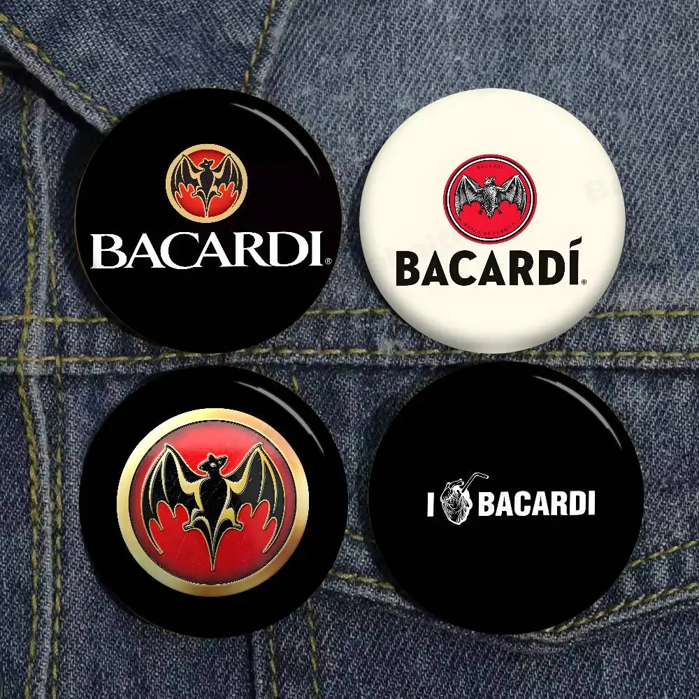 B-BacardiS Anime Button Pin Handmade Brooch for Clothes Cartoon Badge Backpack Decoration Jewelry Accessories