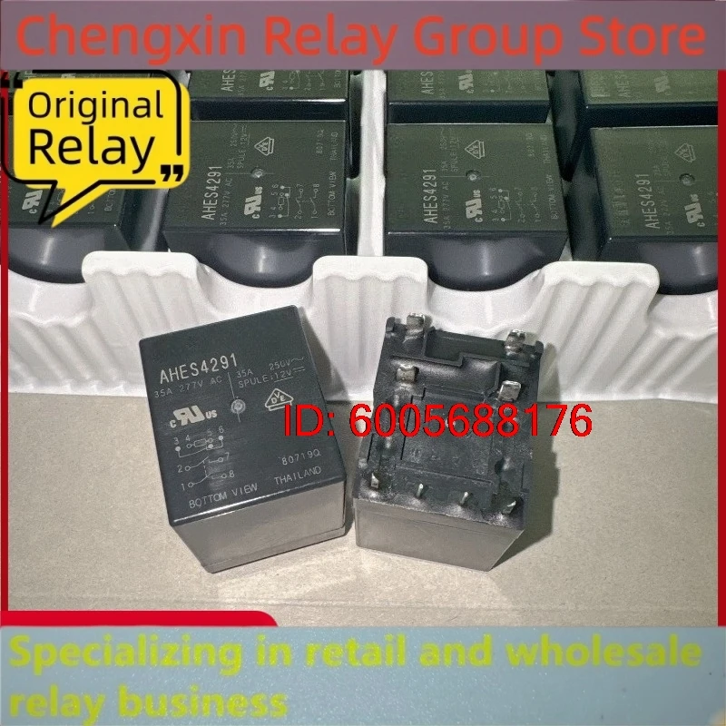 New 10pcs/lot AHES4291 35A 8pins 12VDC Solar charging station relay