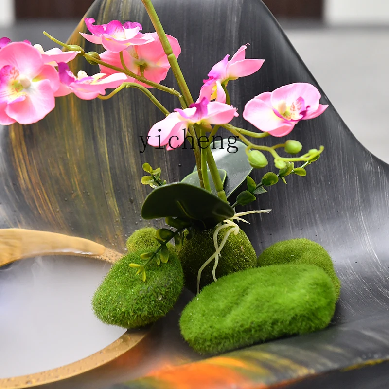 FY نافورة زخرفة محظوظة داخلية كبيرة من الأرض إلى السقف لتزيين المناظر الطبيعية