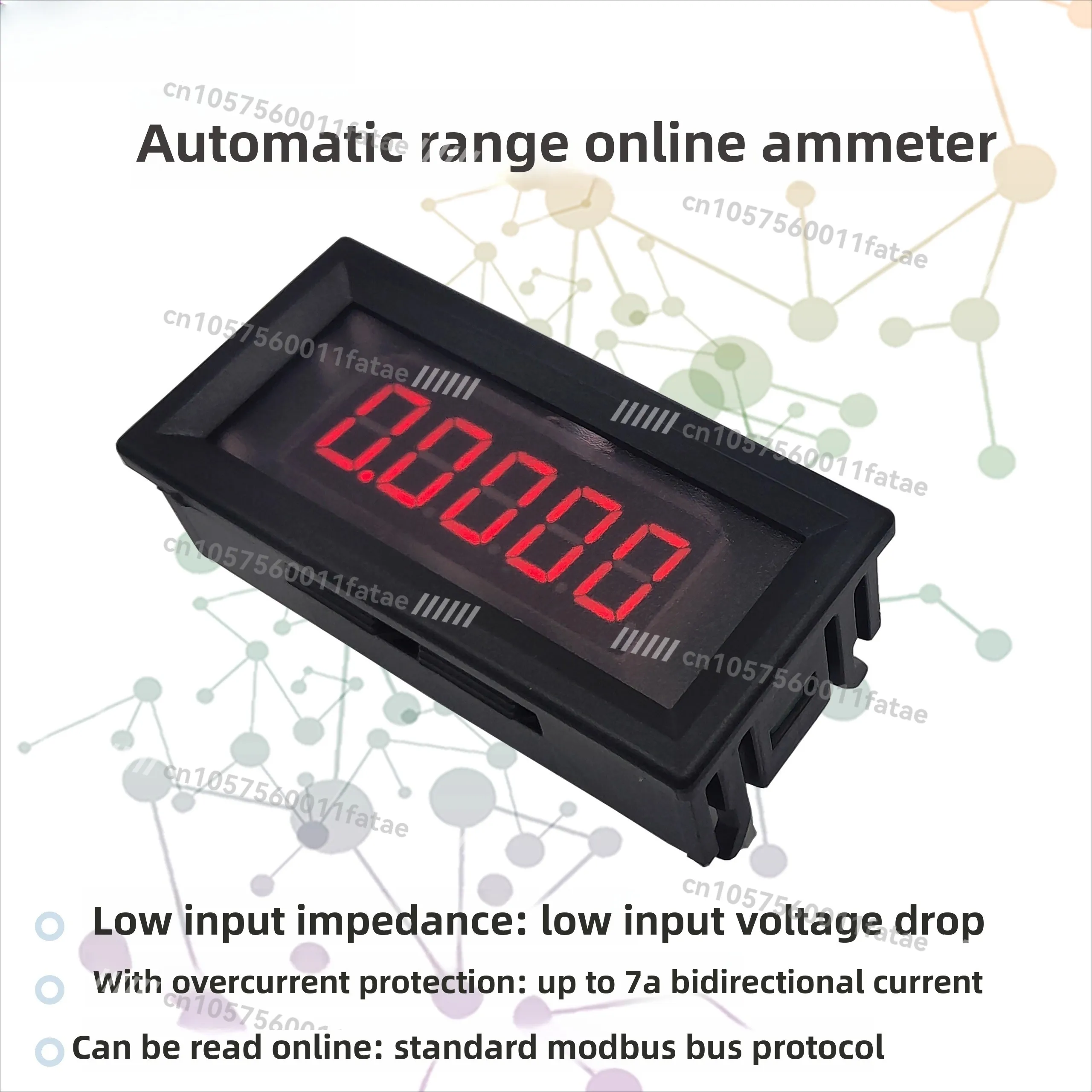 DC Digital Display Digital Nanoamp Current Meter Head Plus or Minus 0-7mA-3A Automatic Range