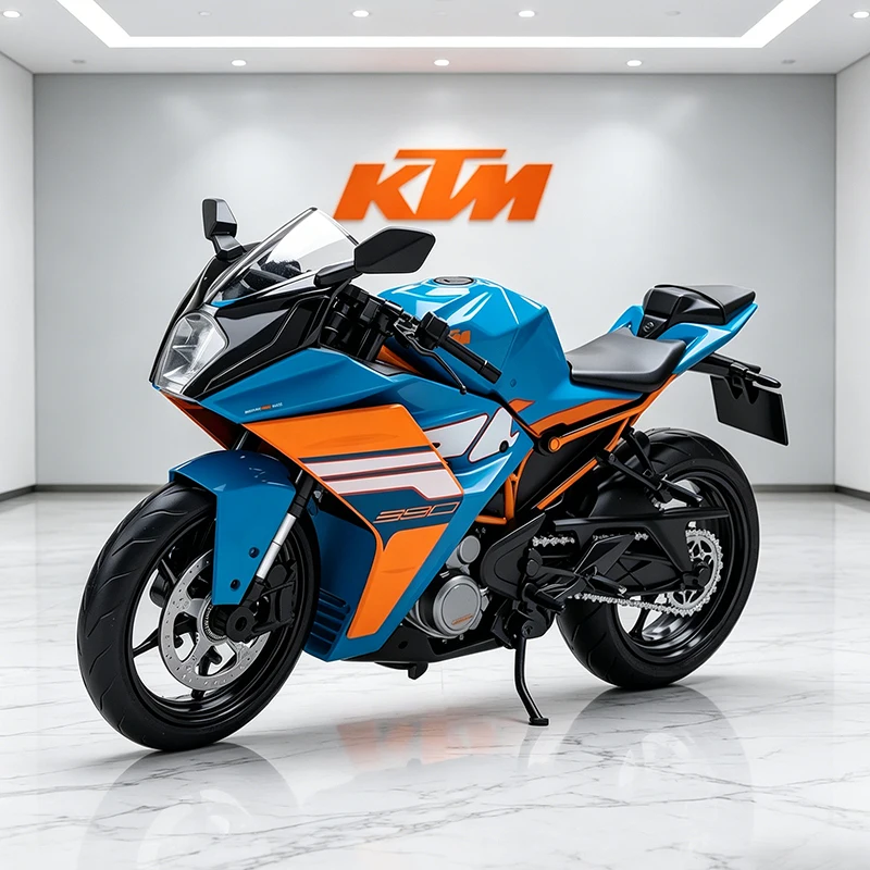 

NEW 1/12 KTM RC390 RC 390 Motorcycle Model Toy Vehicle Collection Autobike Shork-Absorber Off Road Autocycle Toys Car
