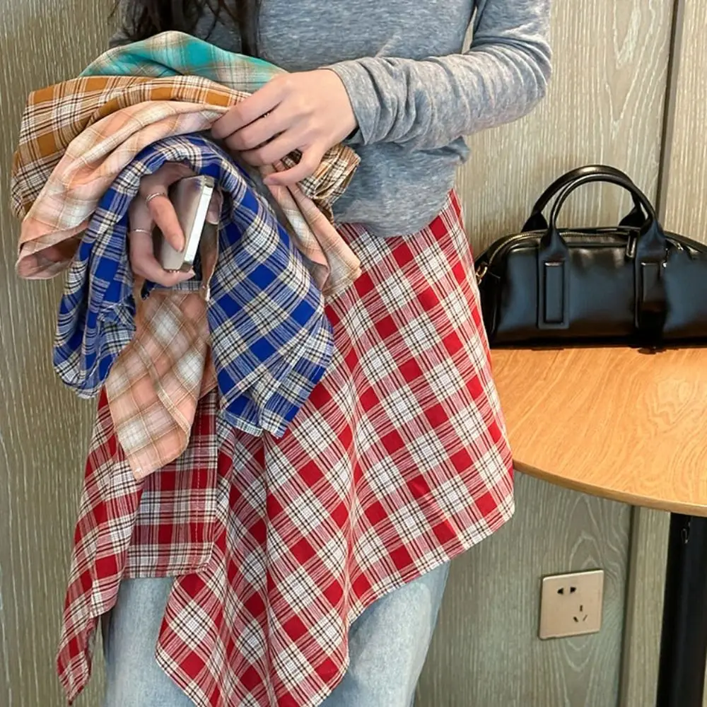 الحلو قصيرة شعرية تنورة صغيرة الكورية نمط عالية الخصر نصف الجسم تنورة Y2K الخصر Blet الزخرفية غير النظامية حافة تنورة الإناث