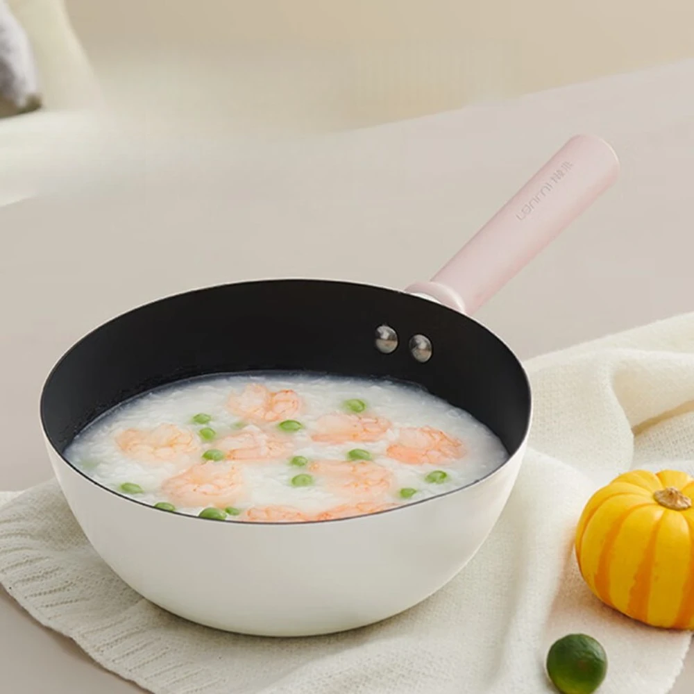 20 سنتيمتر مقلاة مسطحة القاع مقلاة غير المغلفة ووك غير لاصقة شريحة لحم عجة عموم سهلة التنظيف المطبخ تجهيزات المطابخ الغاز والحث #5