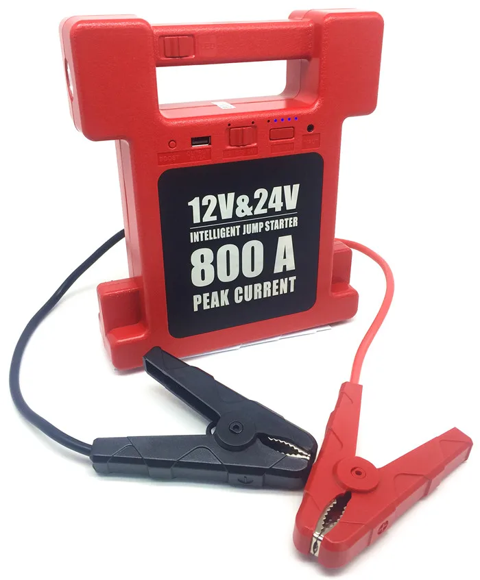 12V/24V 24000mAh Heavy-Duty Emergency Jump Starter For Truck Car Portable Power Bank Battery Booster Super Capacitor JumpStarter