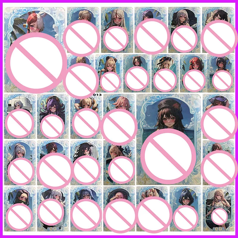 

Коллекционная карточка SR «История богинь аниме»: Мона, Ху Тао, Райдэн Шогун, Ямато, Яэ Мико, Нингуан, Ута. Игрушки для мальчиков, подарок на день рождения.