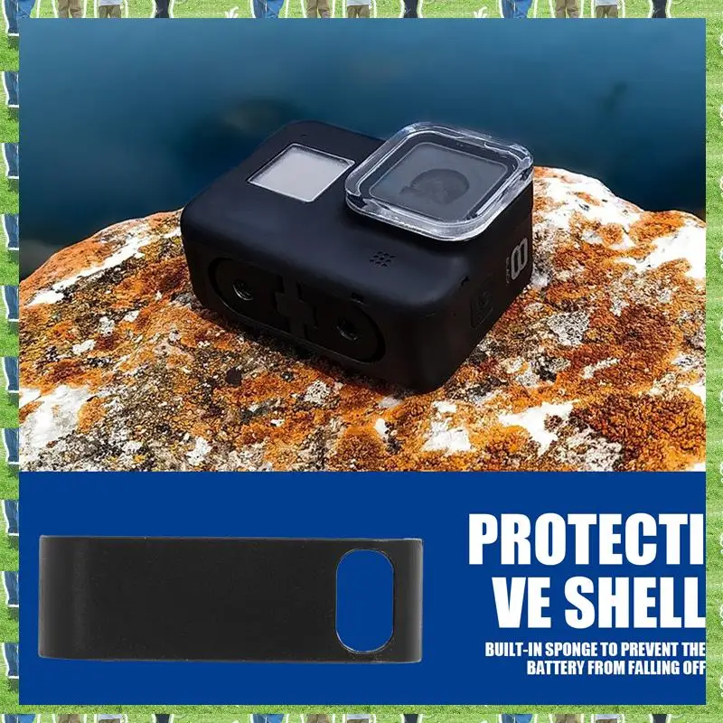 2025-For Gopro Hero8 Battery Cover Rechargeable Port Design Protective Shell For Gopro Sports Camera Accessories,For Gopro Hero8