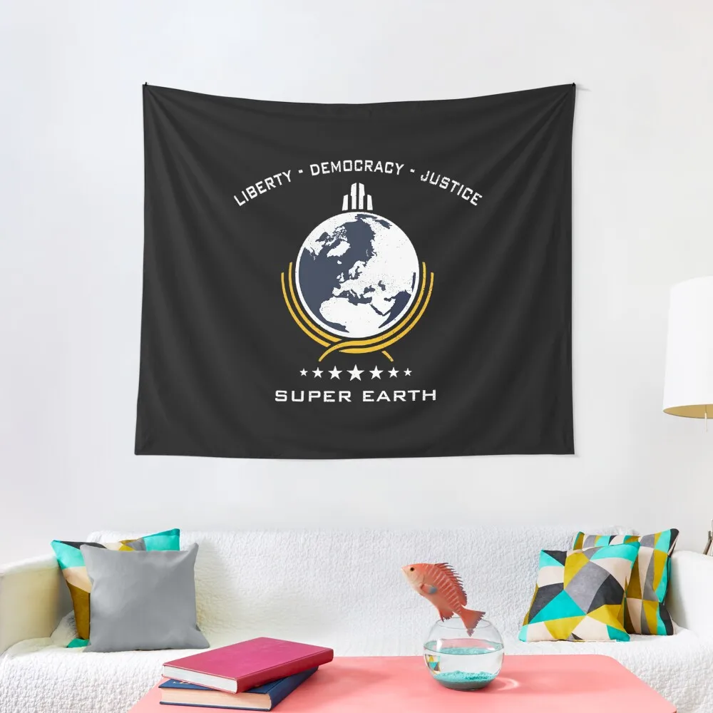 

Super Earth Diving Into Hell For Liberty Tapestry Decor For Bedroom Decoration Room Decoration For Home Home Decorating Tapestry