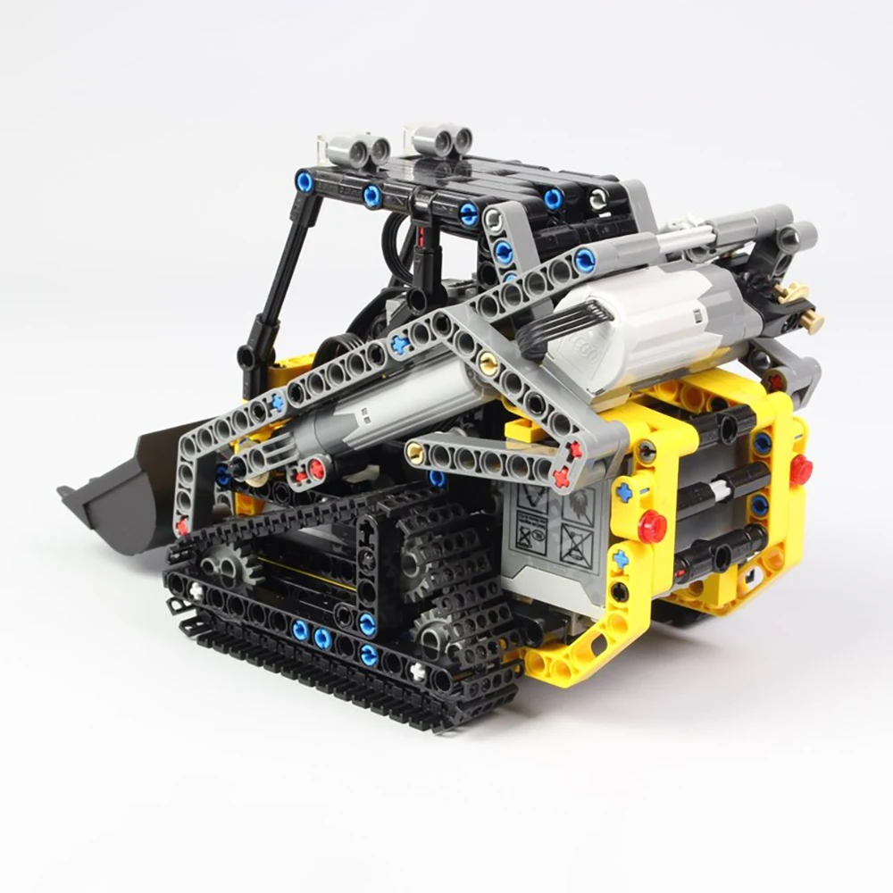 470 Piece Bricks MOC 13349 Set Remote Control Loader Car Technical Model Building Block City RC Car Toy for Boy Gifts