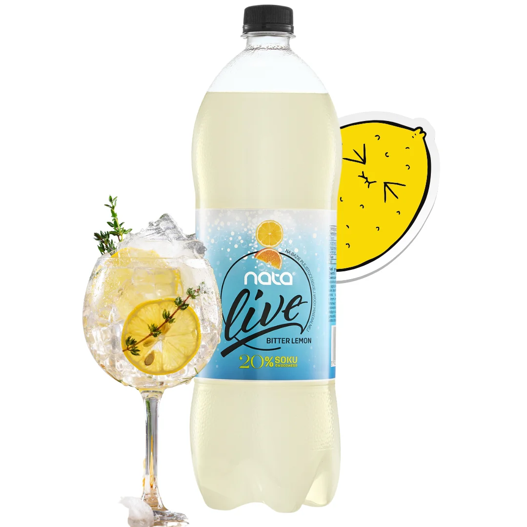 Drink juice content carbonated bitter lemon NATA LIVE natural flavor 0.5