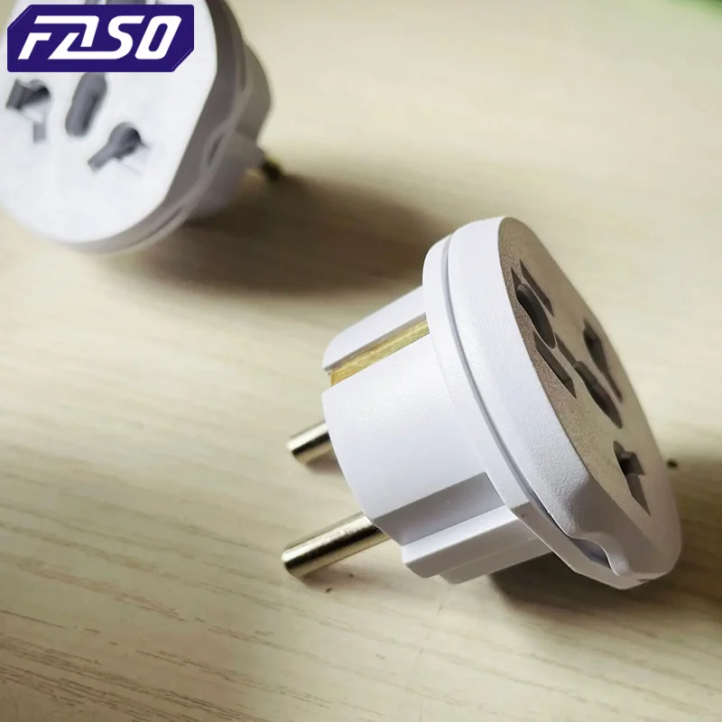 한국 EU 플러그 어댑터 16A 250V 여행용 어댑터 변환