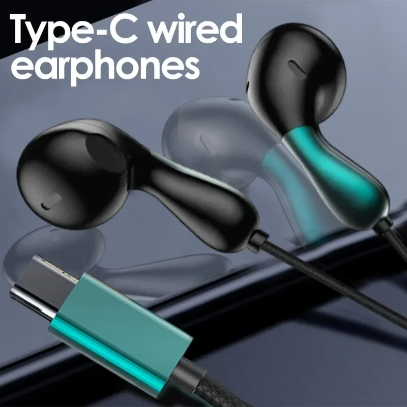 In-Ear Wired Gaming Headphones with Microphone Noise Reduction Sports Calling Earphone for Laptop Iphone 15 Pro Max Plus Samsung