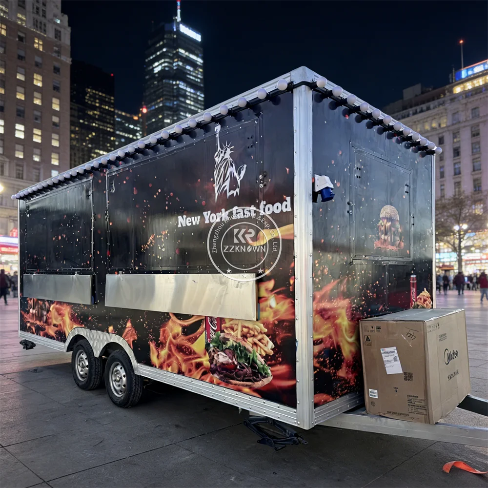 

Настраиваемая кухонная тележка Vendvan, мобильная тележка для еды, концессионная деревянная пожарная печь, мобильная машина для пиццы, кофе, еды, прицеп