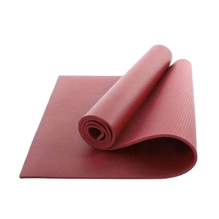 4 5 6mm eco friendly Custom Printing Exercise non slip Pilates Fitness pvc yoga mat with Carry Strap