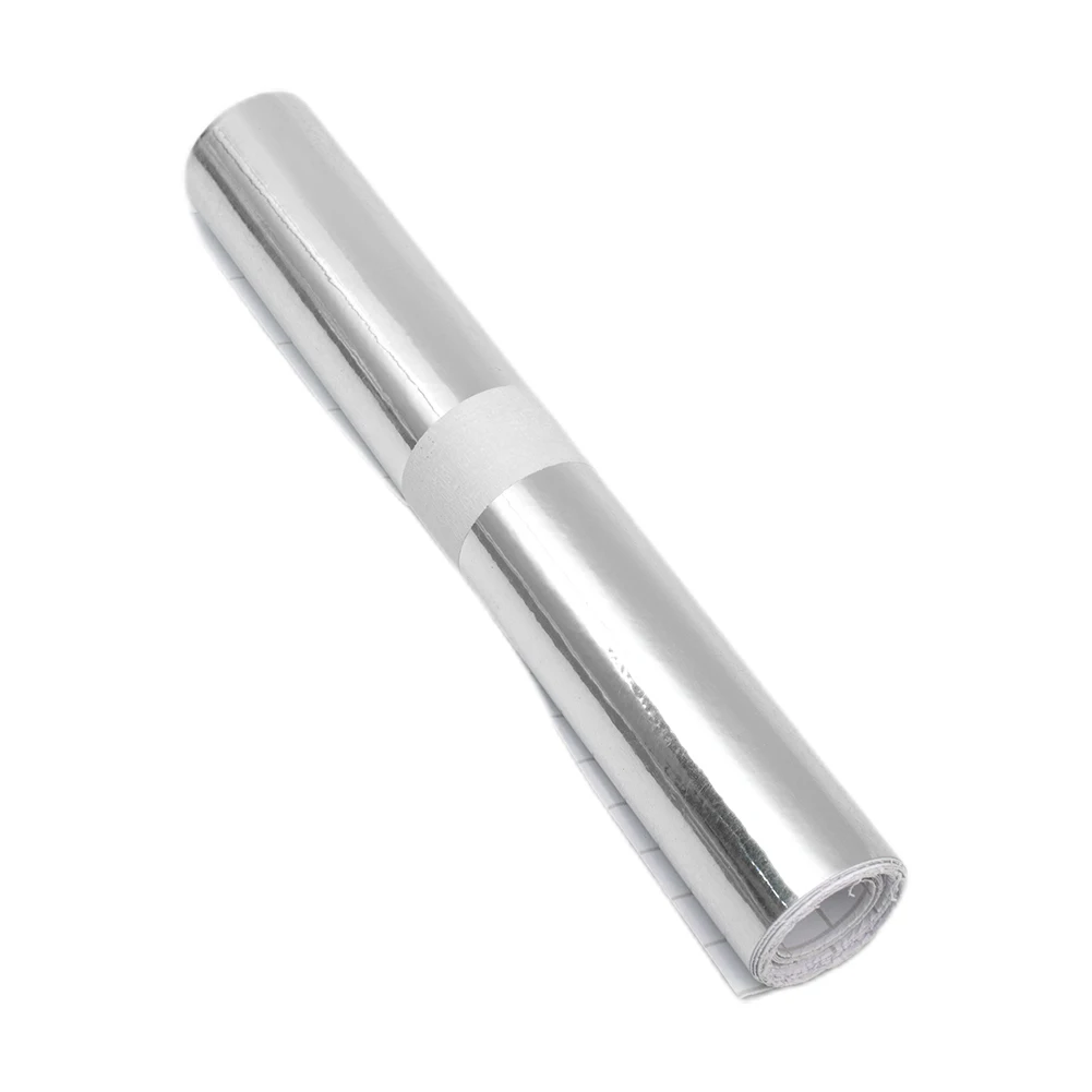 Auto Car Sticker Chrome Decal Film High adhesion for Quick release Replacement Roll 1pc Silver 20*152cm Auto Car