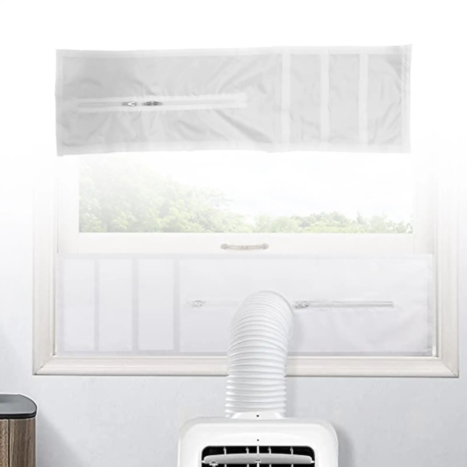 Segel jendela AC, kain segel jendela pendingin udara untuk pengering Tumbler portabel