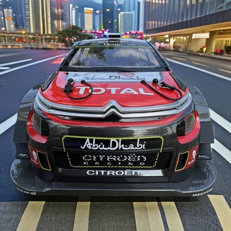 MJX HYPER 1:7 Brushless 7303 Carro de corrida de controle remoto C3 Simulação Citroen Veículo off-road de alta velocidade Carro RC de brinquedo