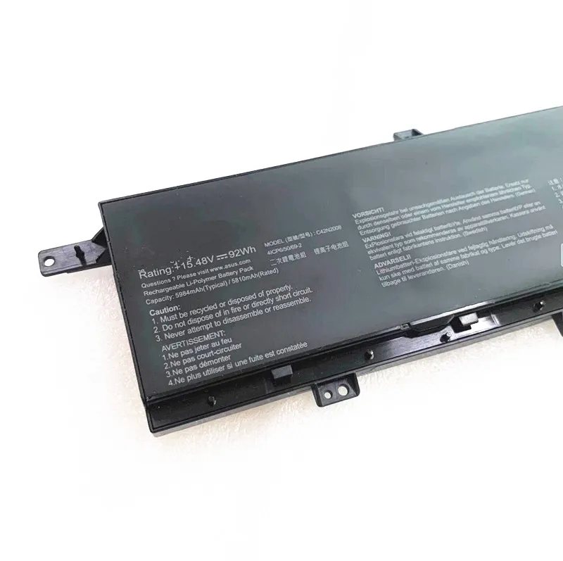 C42N2008 Laptop Battery For 15 OLED UX582 UX582LR Series XS74T UX582LR-H2002TS H2003R LR-XS74T