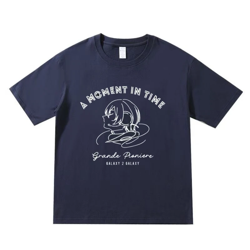 純綿半袖-tシャツ-vocaloid-バーチャルシンガー-kaito-ユニセックス半袖服通気性ルーズフィット夏スタイル