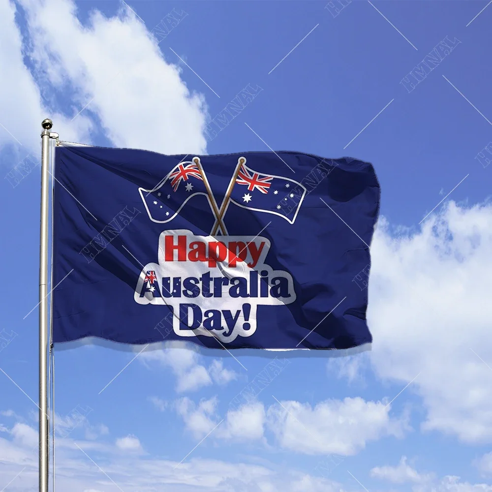 90x150cm BANNER of natinal history holiday happy Australia DAY flag